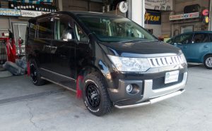 デリカD5におすすめ！デイトナSSスチールホイールとBFグッドリッチ オールテレーン T/A KO2を装着しました！[225/70R16]