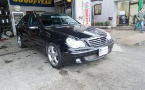 メルセデス・ベンツCクラスにおすすめ!ヨコハマタイヤのアドバンスポーツV105を装着しました[F225/45R17 R245/40R17]