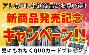 [お買い得]新商品発売記念キャンペーン[QUOカードプレゼント]
