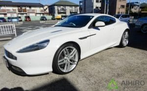 アストンマーチンのヴィラージュにおすすめ！ピレリP ZEROタイヤと空気圧センサーを装着しました。[245/35ZR20 295/30ZR20]