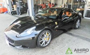 フェラーリのカリフォルニア30におすすめ！ピレリタイヤと空気圧センサーを装着しました。[245/35ZR20 285/35ZR20]