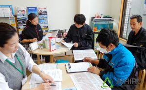 スタッドレス勉強会で知識強化中！