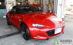 マツダ ロードスターND型にオススメ！ アドバンレーシングRZを装着しました！[16×7J 4H P.C.D100 +42]